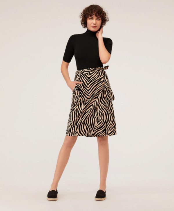 FALDA ESTAMPADO CEBRAS